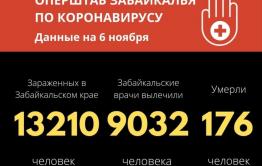 В Забайкалье за сутки 6 человек скончались и почти 250 человек заболели коронавирусом