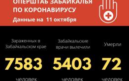 Новый рекорд по коронавирусу в Забайкалье — 169 зараженных за сутки