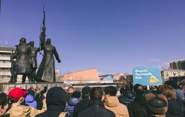 Сторонники Навального освистали австралийского атамана Бойкова на митинге в Чите 