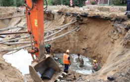 Читинцам дали воду спустя сутки после аварии на коллекторе