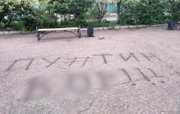 ​«Абсолютно оскорбительная» надпись в адрес президента России появилась на площади Читы