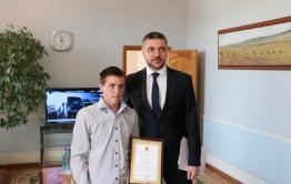​Народная новость: Юный спасатель​