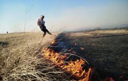 ​Жители Ковылей поблагодарили двух местных парней, делавших опашку во время пожаров