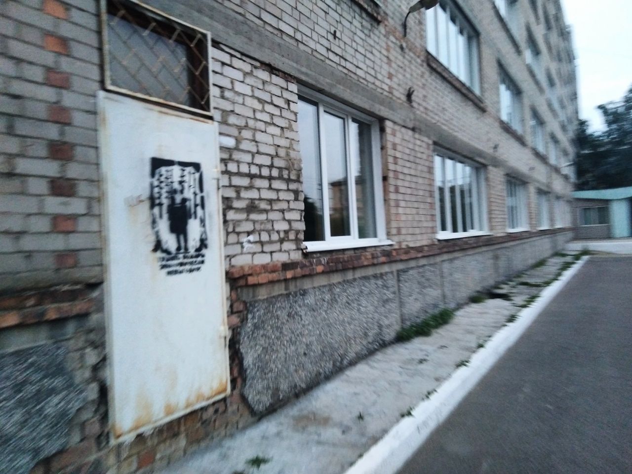 Граффити о целесообразности тушения лесных пожаров появилось в Чите