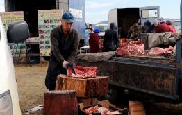 На октябрьских ярмарках в Забайкалье продали 50 тонн мяса