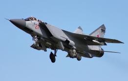 Истребитель МиГ-31 упал на учениях в Бурятии