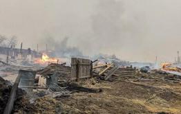 В Забайкалье вспыхнули десять домов