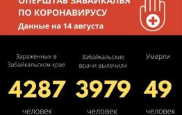 Число вылечившихся от коронавируса в Забайкалье приблизилось к 4000 тысячам человек 