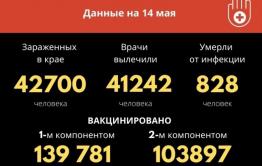 За период пандемии коронавирус подтвердили у 42,7 тысячи забайкальцев