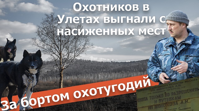 Вечорка ТВ: За бортом охотугодий. Охотников в Улетах выгнали с насиженных мест