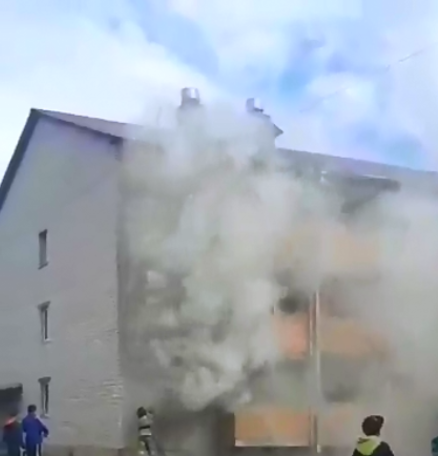 В Антипихе горела квартира, 15 человек были эвакуированы
