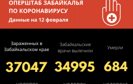 Свыше 37 тысяч забайкальцев заразились коронавирусом с начала пандемии