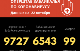 219 человек заразились коронавирусом за сутки в Забайкалье