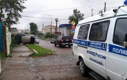 ДТП с участием полицейской «Газели» произошло в Чите