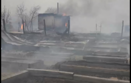 В пригороде Читы сгорели 2 улицы в дачном кооперативе 