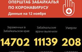 Рекордные 258 заражений коронавирусом зафиксировали в Забайкалье за сутки