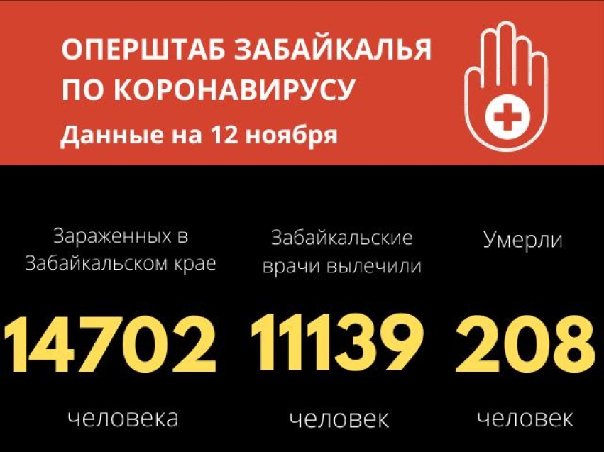 Рекордные 258 заражений коронавирусом зафиксировали в Забайкалье за сутки