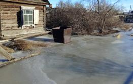 Коммунальная авария в Борзе. Вода затопила дома.