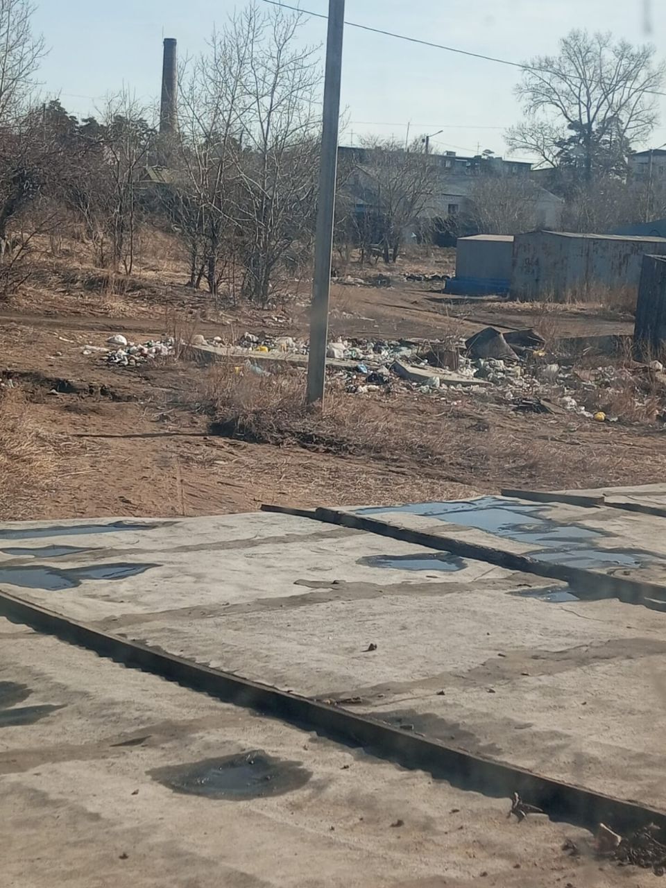 В поселке под Читой «Олерон+» убрал мусорные контейнеры