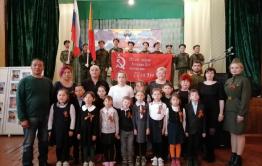 В селах одного из районов Забайкалья с 26 апреля передают копию знамени Победы