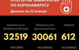 220 забайкальцев заболели COVID-19 за сутки