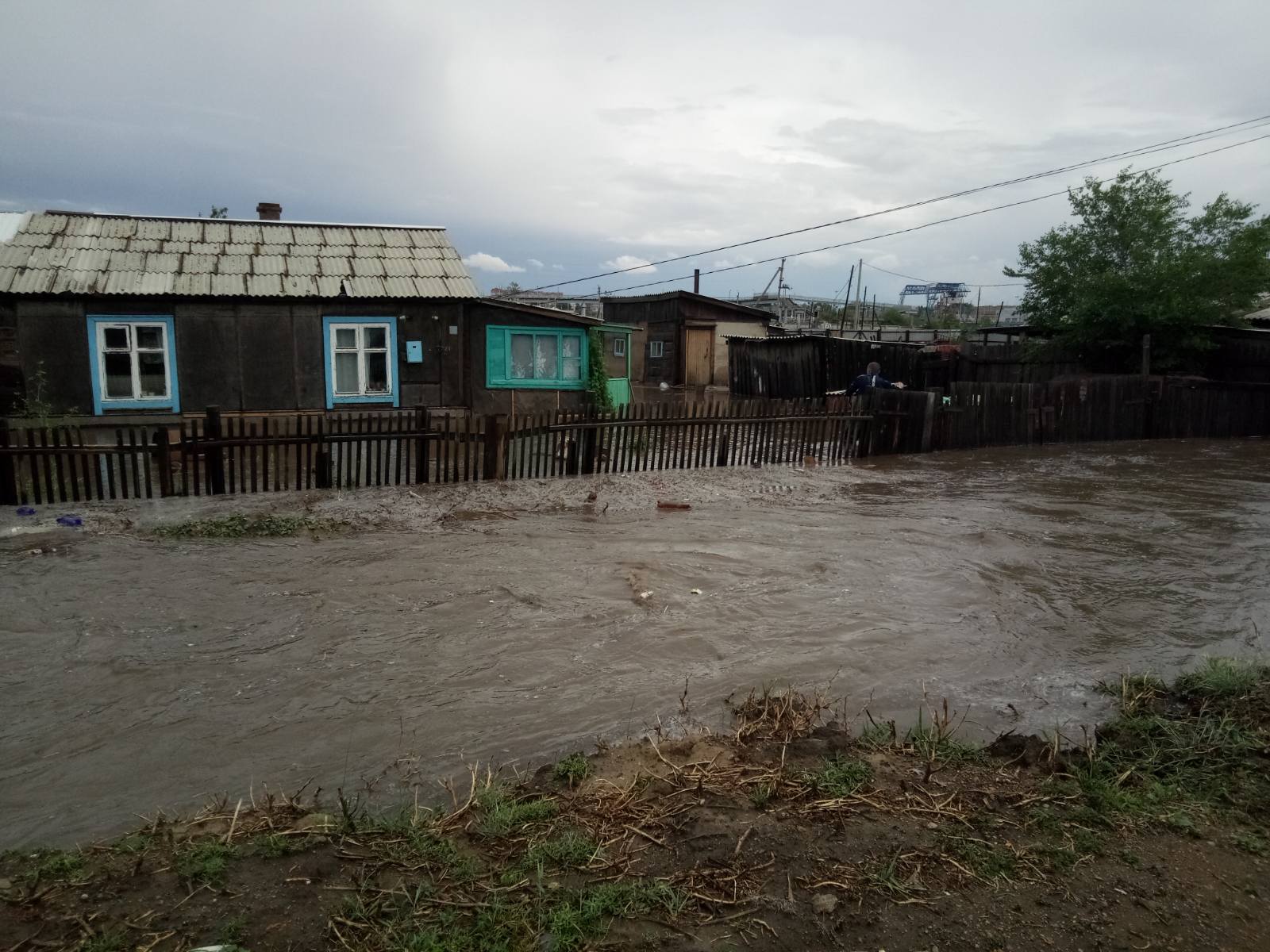 После ливня в Забайкальске был подтоплен двадцать один дом