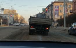Мэрия Читы борется с пылью на дорогах города