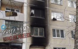 Жилой дом загорелся ночью в Краснокаменске