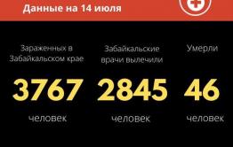 Коронавирус в Забайкалье: 39 новых случаев за сутки