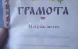 В одном из детских садов Читы детям выдали грамоты с гербом Украины