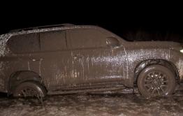 В Краснокаменском районе угонщик оставил «Лэнд-Крузер-Прадо», застрявший в грязи